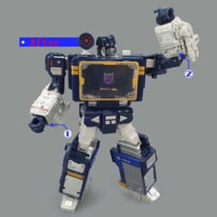 Filler Hand Cannon Upgrade Kits For DCS Nemesis Bridge Soundwave/Shockwave