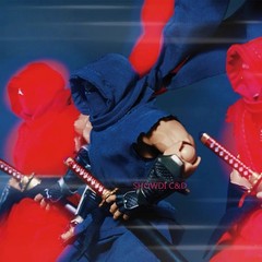 1/12 Custom Wired Blue/Red Outfit for Kaiyodo Ryu Hayabusa Action Figure Body