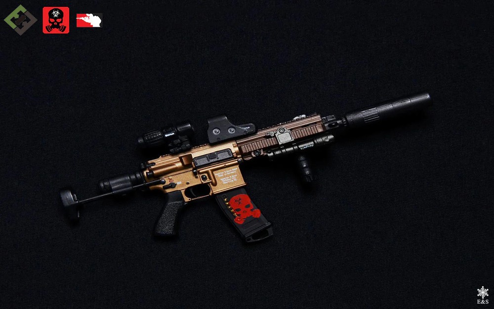 1/6 Scale ZERT MSE USA Exclusive – HK416C Assault Rifle – MINT IN BOX