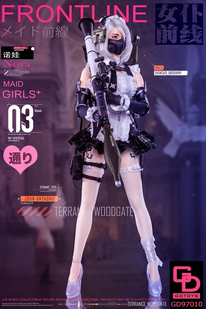 GDTOYS GD97010 Maid Frontline Female Warrior NOVA with Movable Eyes 1/6 FIGURE