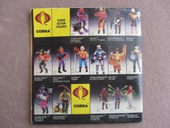GI JOE COBRA 1987 Foldout ADVERTISING BROCHURE HASBRO Products Battle Force 2000