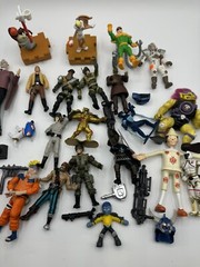 Vintage Lot Of Misc 1990s And 2000s Figures And Parts