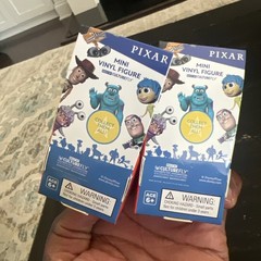 (LOT OF 2) Disney Pixar Inside Out JOY & ANXIETY Mini Figures NEW CultureFly
