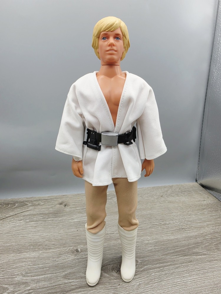 VINTAGE STAR WARS 1978 LUKE SKYWALKER LARGE FIGURE 12” Nice Condition Belt Boots
