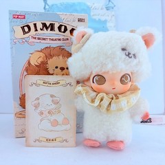 POP MART Dimoo The Secret Theatre Club Series Pendant Plush Doll – Softie Sheep