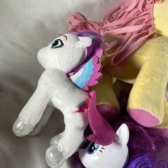 My Little Pony Mixed Lot of Plastic And Plush Figures Of Various Sizes MLP