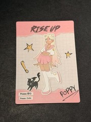 Pop Mart Peach Riot Rise Up Series Collectible Figure Poppy Cutie