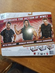 WWE THE SHIELD MATTEL 3 PACK KMART EXCLUSIVE ROLLINS AMBROSE REIGNS