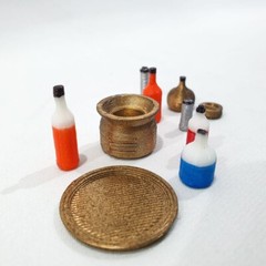 Cantina Bottles for 3.75 IN FIGURE DIORAMA