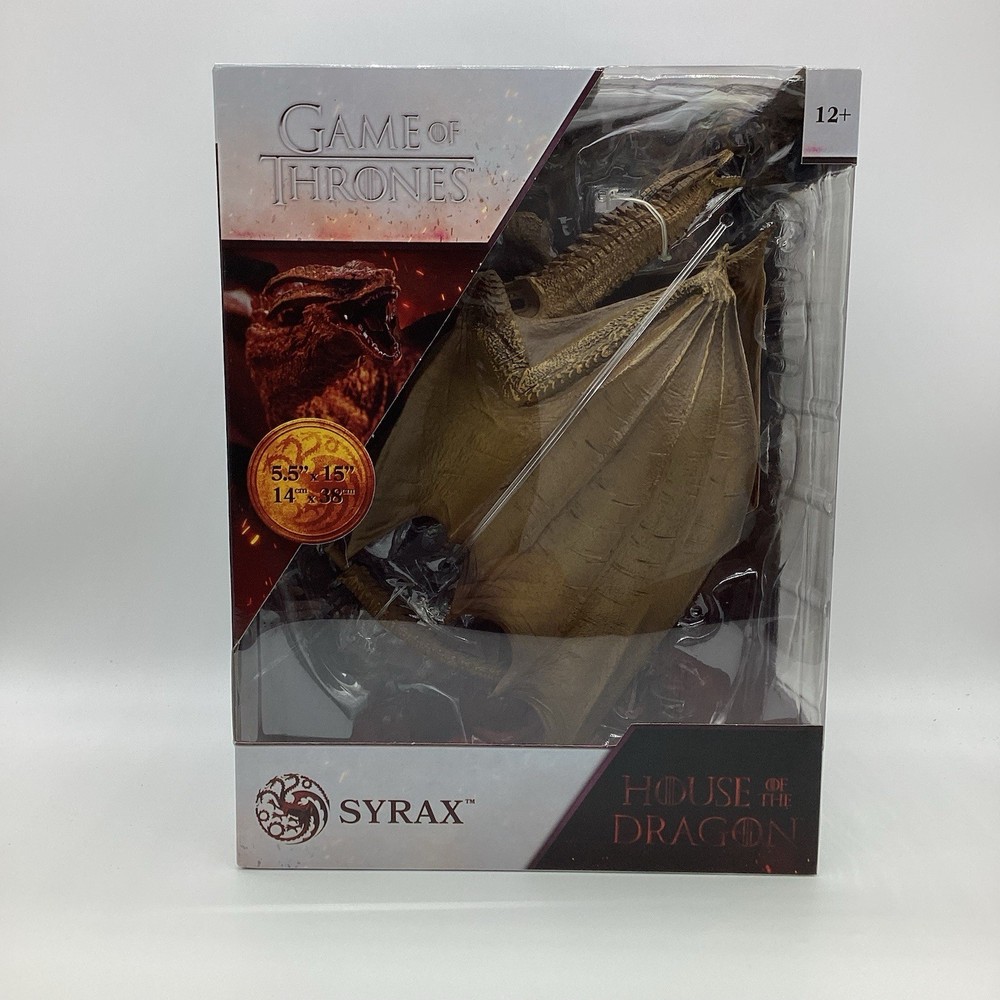 MCFARLANE TOYS GAME OF THRONES HOUSE OF DRAGONS SYRAX NEW IN BOX#23