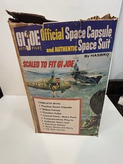 Vintage GI Joe Official Space Capsule & Astronaut Space Suit & Box 1966 Hasbro