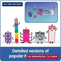 hand2mind Numberblocks Friends Six to Ten Figures – Official Licensed Character