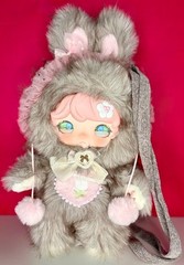 ZFAZ Luxi Picnic Bunny 600% Evening Breeze Firefly Grey Pink Collectible Plush
