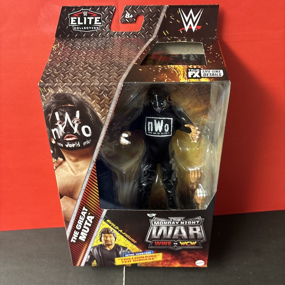 WWE Elite Monday Night War WWE vs WCW GREAT MUTA CHASE NWO HEAD VARIANT READ ON!