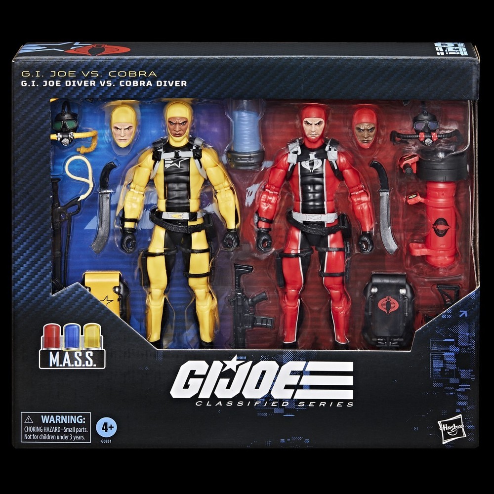 #169 GI JOE DIVER vs COBRA DIVER G.I. Joe Classified Series **Target Exclusive**