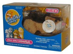 Zhu Zhu Pets Hampster Scoodles (2008) Cepia Animal Toy – (Try Me Button Does NOT