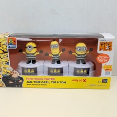 Despicable Me 3 Mini Music Mates Jail Time Carl Tim Tom Target Exclusive NIB