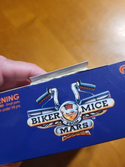 Biker Mice From Mars Throttle with Sprocket Launcher Hotdog Nacelle Figure 2024
