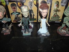 UNIVERSAL MONSTERS BOBBLEHEADS COMPLETE SET 7 NECA 2006 CREATURE PHANTOM MUMMY +