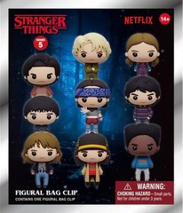 3D Figural Foam Bag Clip Stranger Things Series 5 Pack [1 RANDOM Figure]