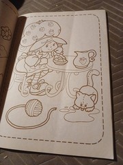 Strawberry Shortcake Coloring Book used Vintage 1981 Kenner 1132702