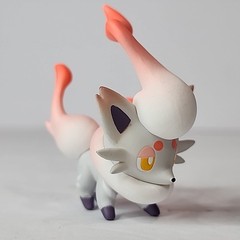 Pokemon Scale World 2″ 1:20 Hisui Hisuian Zorua Mini Figure Nintendo Bandai