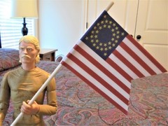 Custom Accessory Guidon Flags for Your Marx 1/6 Cav & Custer Figure, Johnny West