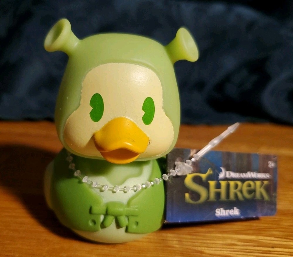 Just Play Duckalooz DreamWorks Shrek Easter Bunny Rabbit Rubber Duck Duckie 2.75