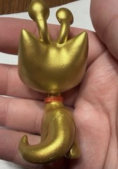 Neopets Phatmojo Gold Aisha Secret Rare Chase Figure w/Unused Virtual Prize Code