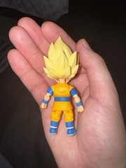 SH Figuarts Super Saiyan Son Goku Mini Daima Dragon Ball Z Action Figure READ