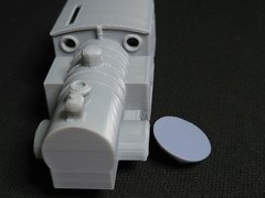 Custom Timothy The Ghost Engine Shell Fits TOMY Trackmaster