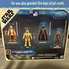 NEW Star Wars Mission Fleet Figure 4 PK Obi Wan Kenobi Reva Darth Vader Ned B 8