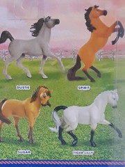 Palomino Bluffs Riding Academy Spirit Riding Free New Sealed 4 Horses Dreamworks