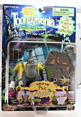 1998 Toonsylvania Monsters Muck and Mayhem Brain Booster Phil Action Figure