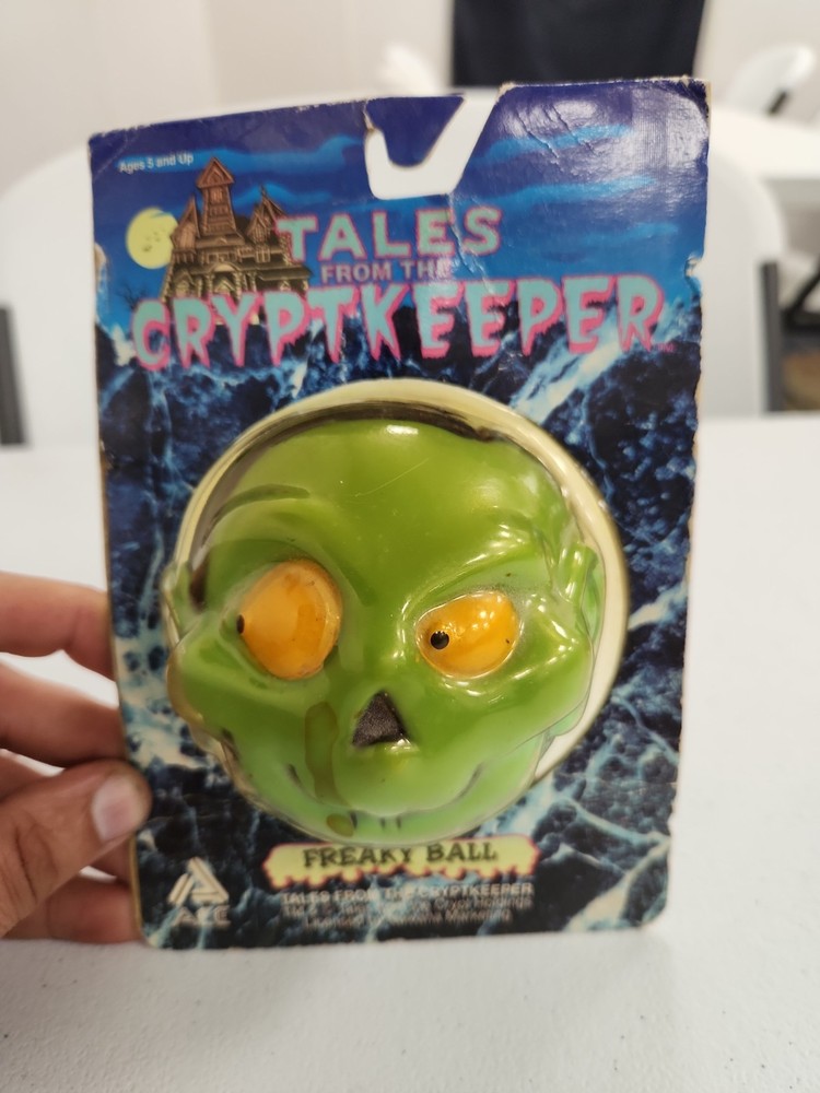 Tales from the Cryptkeeper Freaky ball Vintage Sealed Madballs Ace Novelty