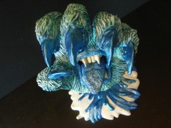 YETI HAND Custom Kidrobot Santa Cruz Skateboards Screaming Hand Figure