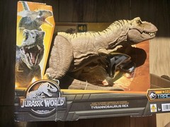 Mattel Jurassic World Dino Trackers T-Rex Toy Kids One Size Tan New HNT62 Sound