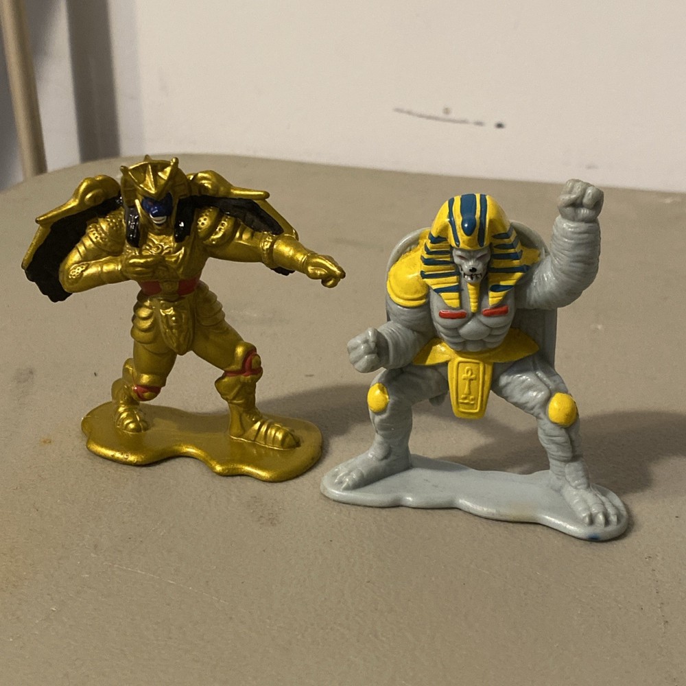 1993 Power Rangers Collectible Figures King Sphinx & Goldar 2.75″ Figures Bandai