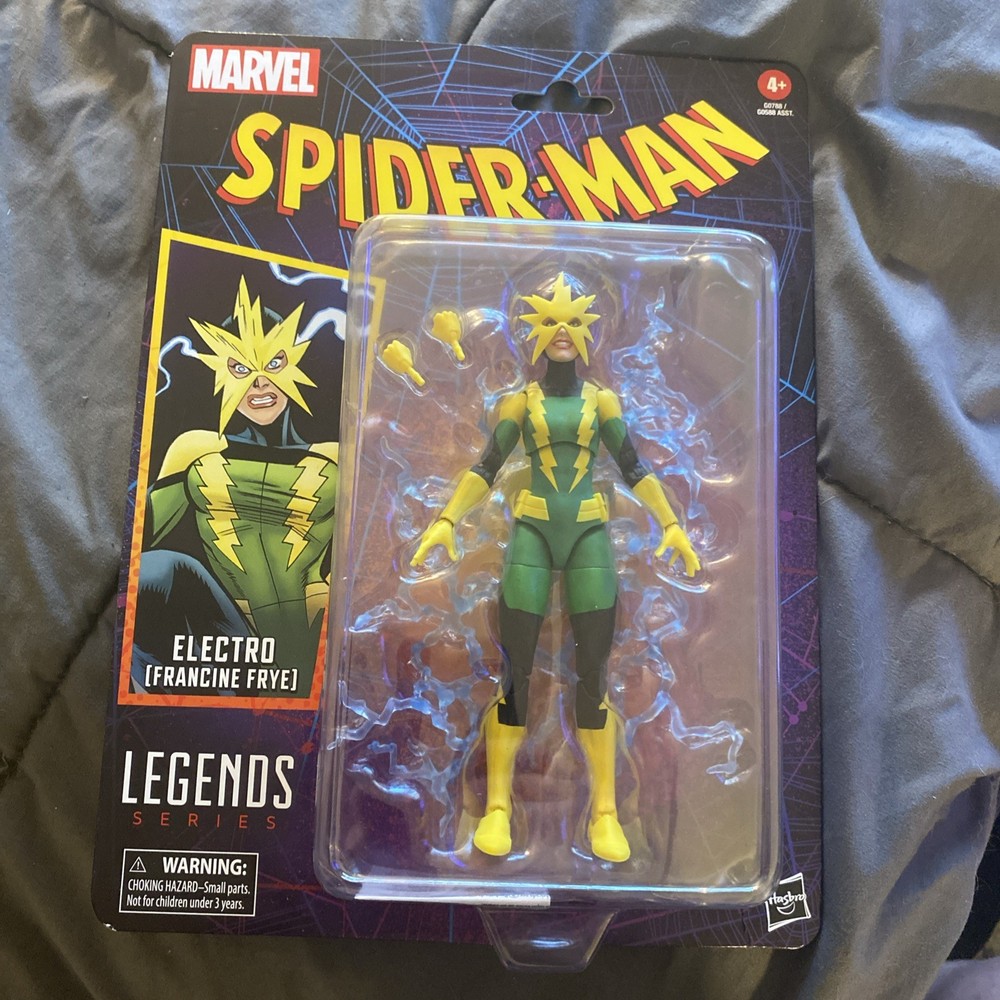 Marvel Legends Spider-Man Retro Electro Francine Frye 6″ Figure NEW Hasbro 2025