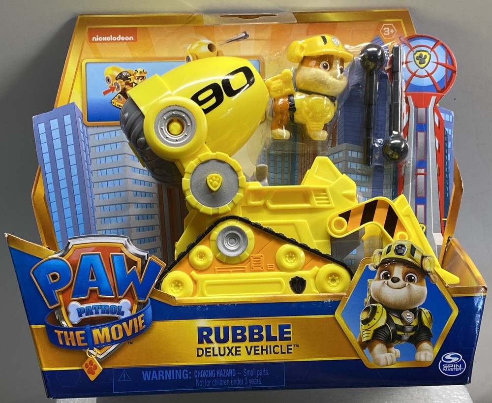 PAW Patrol Rubble’s Deluxe Vehicle Great Kid’s Hero Birthday/ Christmas Gift