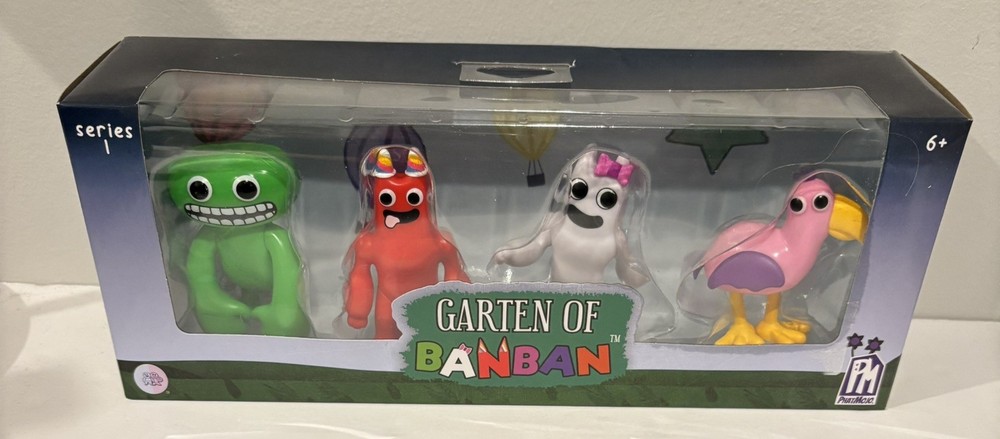 GARTEN OF BANBAN 4 Pack Series 1 Figurines Phat Mojo 2024