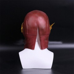 Cosplay Red Mask Barry Allen Full Face Latex Mask Helmet Halloween Party