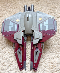 Star Wars 2004 Hasbro Jedi Spaceship Star Fighter w Anakin Skywalker Figure
