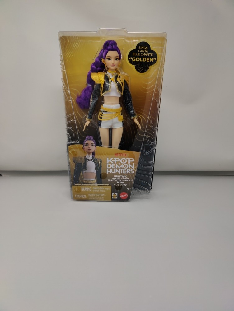 KPop Demon Hunters HUNTR/X Rumi Golden Singing Doll Mattel Netflix New Sealed
