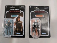 STAR WARS THE VINTAGE COLLECTION VC181 The Mandalorian & VC164 Cara Dune