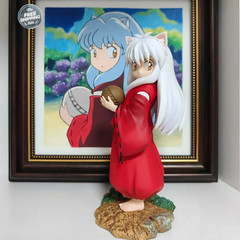 Inuyasha Sesshoumaru Anime Figure PVC Action Figurine Cute Standing Model Collec