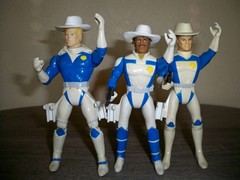 Galoob Of The Galaxy Rangers 1986 NEAR COMPLETE LOT OF 3 GOOSE ZACHARY FOX