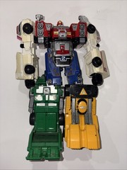Power Rangers TURBO Deluxe Double Morphing Rescue Megazord 1997 Bandai