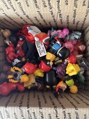 Toy Lot/ Mixed 2’ Figures Plastic Toys. 5LB Of Figures See Photos For Toy In Box