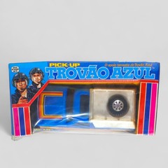 SEALED GLASSLITE BRAZIL BLUE THUNDER TROVÃO AZUL PICK-UP VEHICLE NIB 1980s